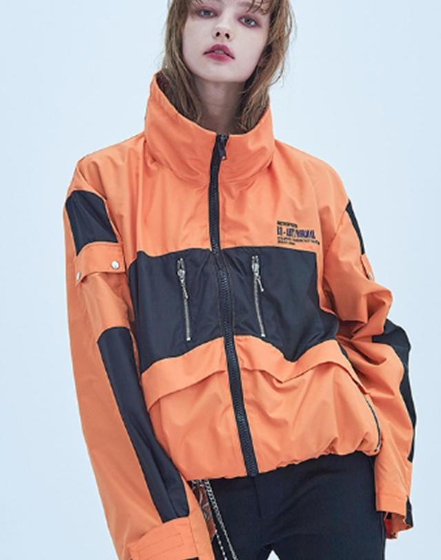 어나더유스 [어나더유스] ANOTHER YOUTHWINDBREAKER JK ORANGE 오렌지 착용컷