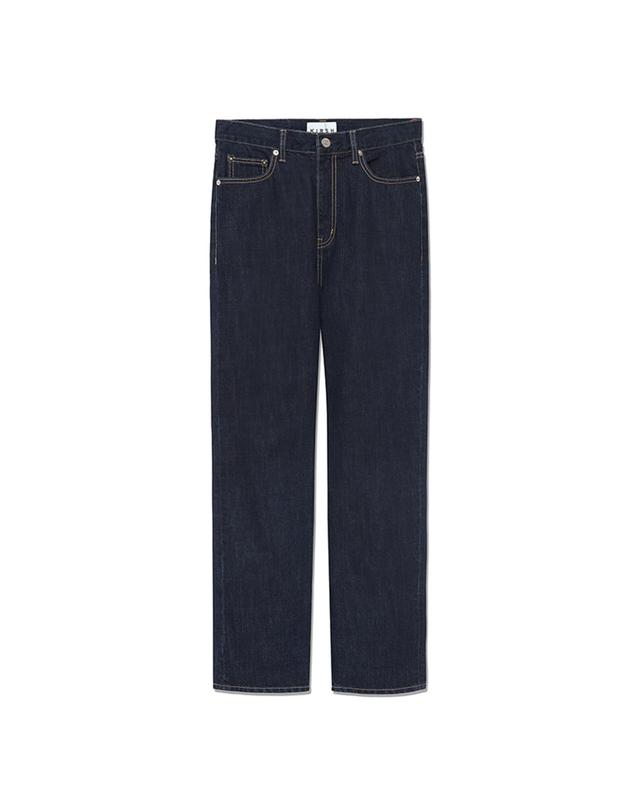 키르시 [즉시배송]WIDE SLIM PANTS HS [BLUE] / 와이드 슬림 팬츠 HS 블루 진한 블루 착용컷