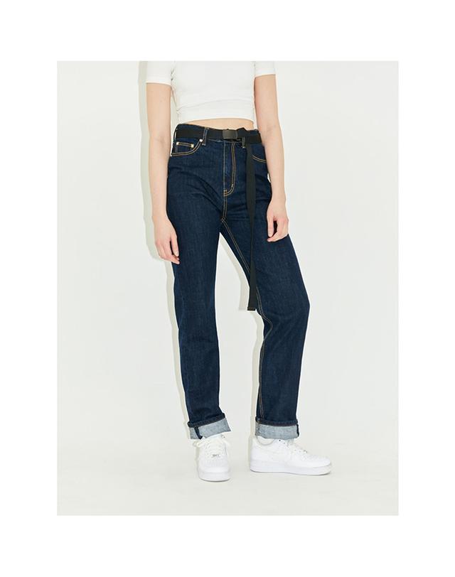 키르시 [즉시배송]WIDE SLIM PANTS HS [BLUE] / 와이드 슬림 팬츠 HS 블루 진한 블루 상세