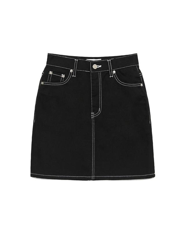 키르시 [즉시배송] H-LINE SKIRT HS [BLACK] / 스커트 블랙 착용컷