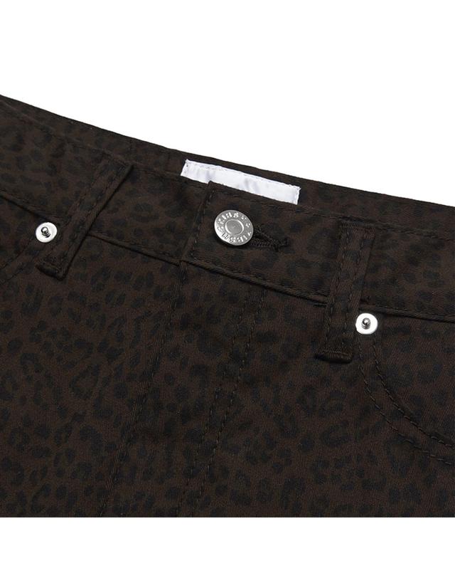 키르시 [즉시배송] H-LINE SKIRT HS [LEOPARD] / 스커트 브라운 착용컷