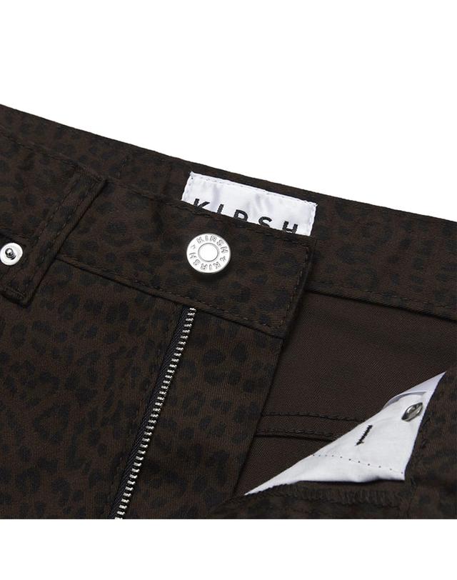 키르시 [즉시배송] H-LINE SKIRT HS [LEOPARD] / 스커트 브라운 착용컷