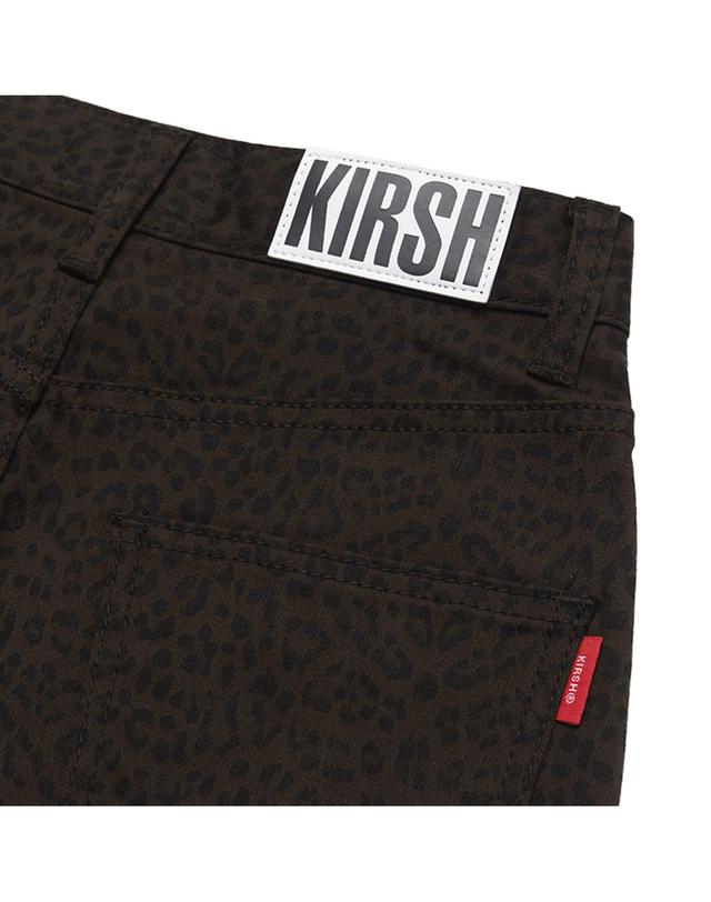 키르시 [즉시배송] H-LINE SKIRT HS [LEOPARD] / 스커트 브라운 상세