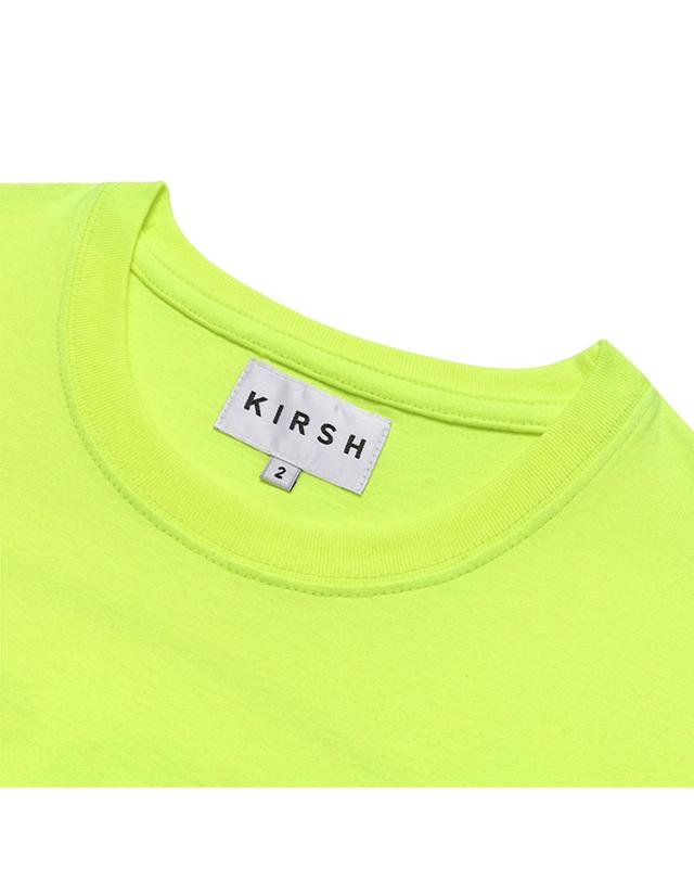 키르시 [즉시배송] CIRCLE LOGO T-SHIRT HS [LEON GREEN] / 서클 로고 반팔 티셔츠 HS 네온그린 밝은 초록 착용컷