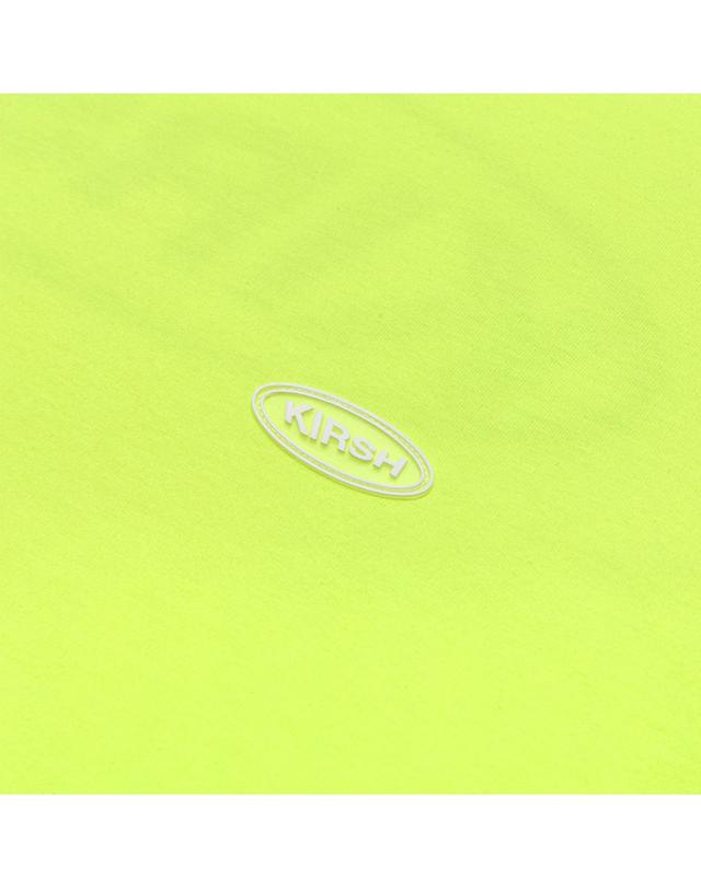 키르시 [즉시배송] CIRCLE LOGO T-SHIRT HS [LEON GREEN] / 서클 로고 반팔 티셔츠 HS 네온그린 밝은 초록 착용컷