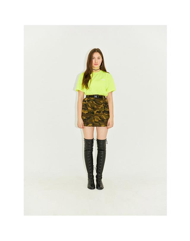 키르시 [즉시배송] CIRCLE LOGO T-SHIRT HS [LEON GREEN] / 서클 로고 반팔 티셔츠 HS 네온그린 밝은 초록 상세