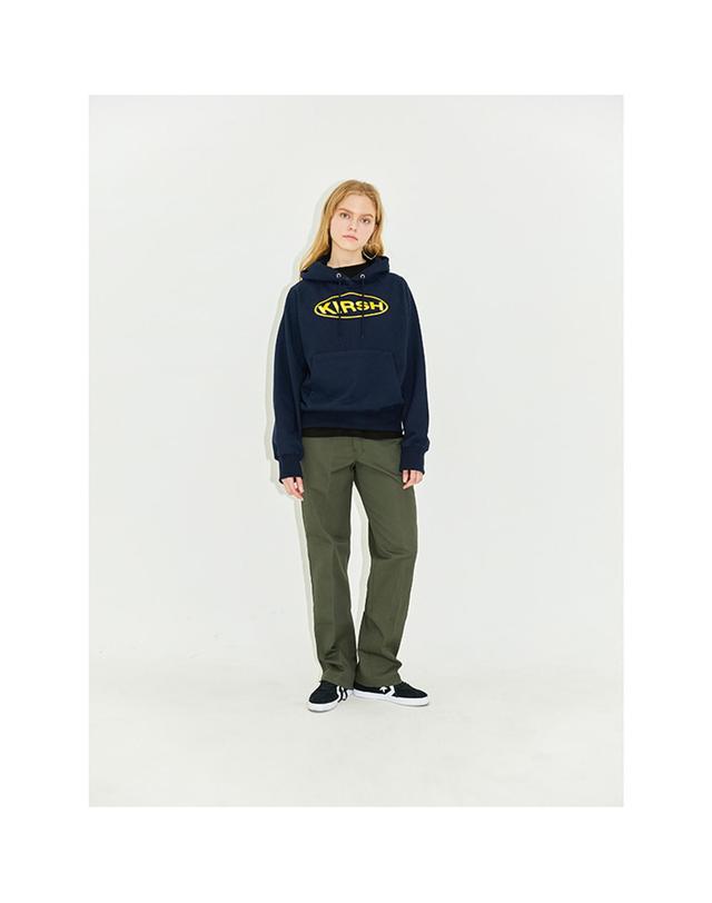 키르시 [즉시배송] CIRCLE LOGO HOODIE HS [NAVY] / 서클 로고 후디 HS 네이비 상세