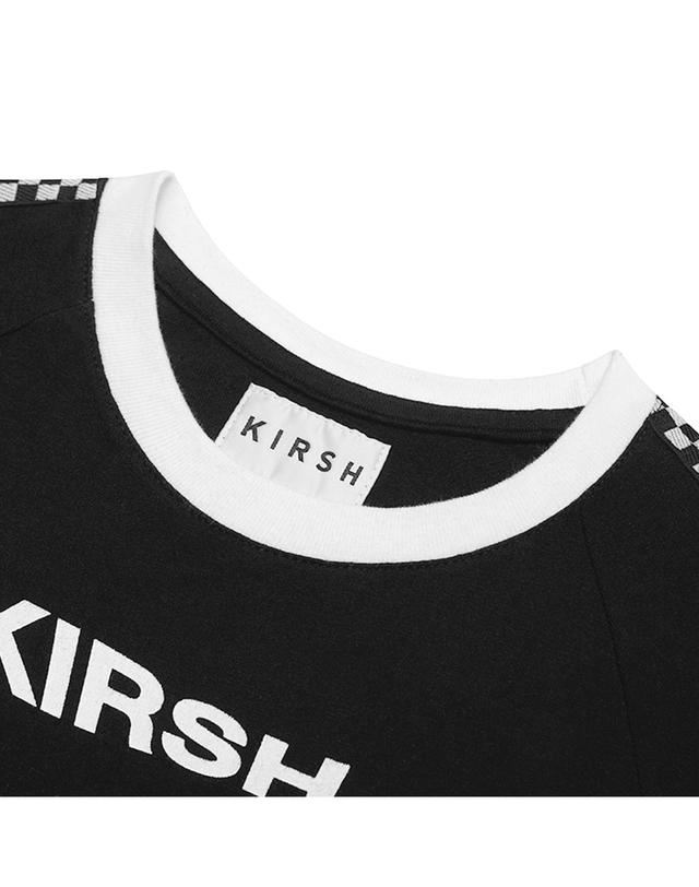 키르시 MATCH T-SHIRT HS [BLACK] 블랙 착용컷