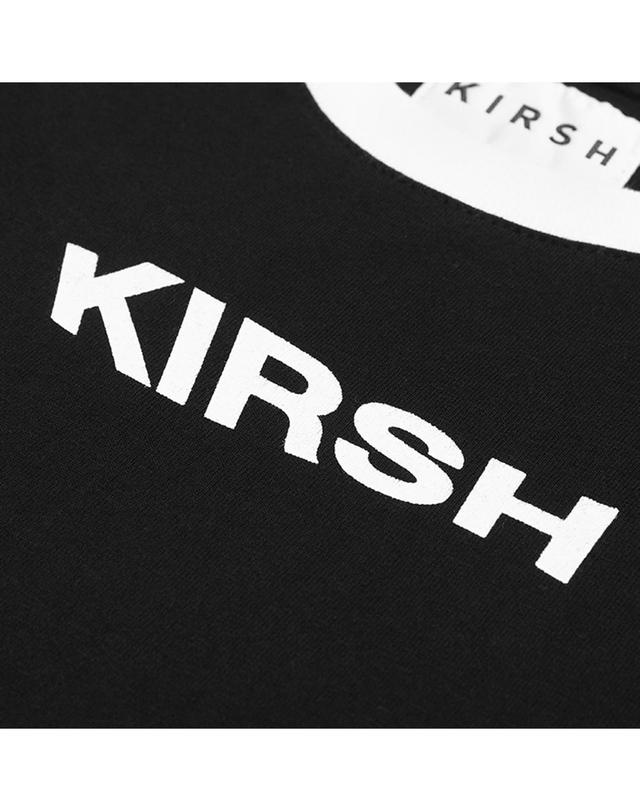 키르시 MATCH T-SHIRT HS [BLACK] 블랙 착용컷