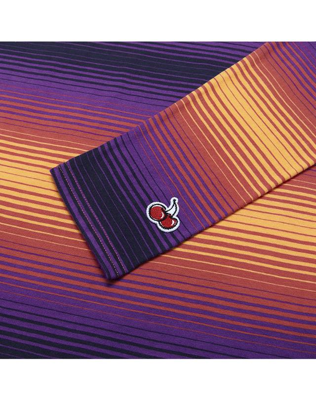 키르시 STRIPE ZIPUP T-SHIRT HS [RED] 레드 상세