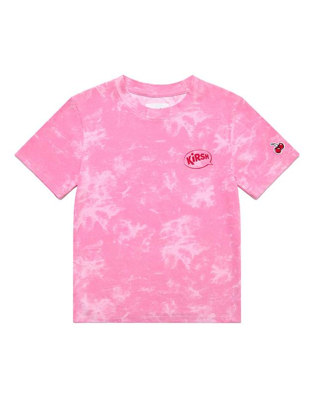 키르시 BUBBLE T-SHIRT PINK / 워싱 반팔 티셔츠 핑크 착용컷