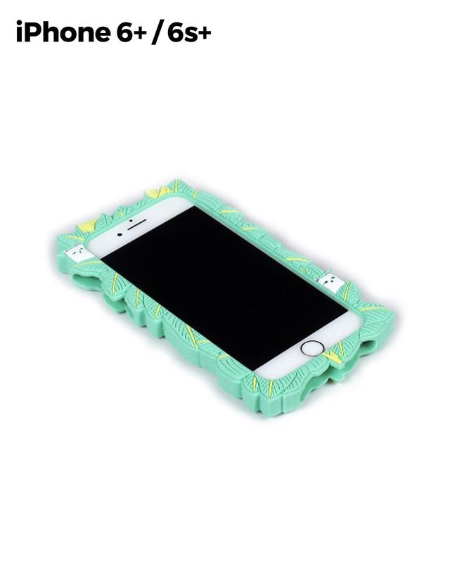 립 앤 딥 립앤딥 Nermal Portrait iPhone Case 6+/6s+ 초록 착용컷