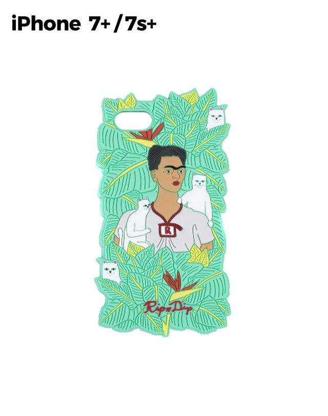 립 앤 딥 립앤딥 Nermal Portrait iPhone Case 7+/7s+ 초록 착용컷