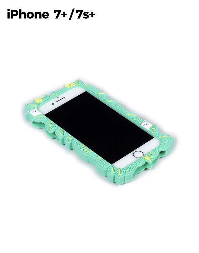 립 앤 딥 립앤딥 Nermal Portrait iPhone Case 7+/7s+ 초록 착용컷
