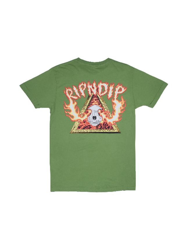 립 앤 딥 립앤딥 Inferno Tee (Olive) 카키 착용컷