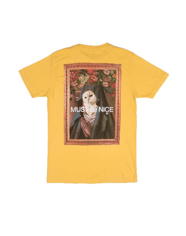 립 앤 딥 립앤딥 Mother Tee (Gold) 진한 노랑 착용컷