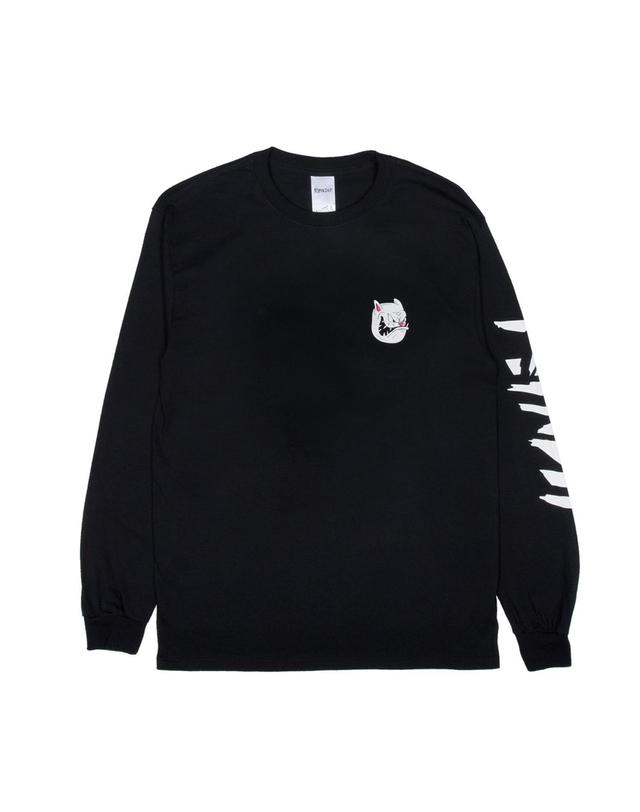 립앤딥 립 앤 딥 Nerm Gearhead L/S _ Black / 롱슬리브 긴팔티셔츠 블랙 착용컷
