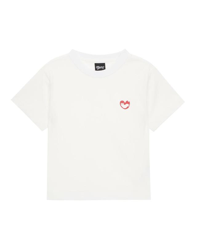 엠오엠씨키츠 키츠 심볼 로고 티셔츠 화이트 (KITS SYMBOL LOGO TS WHITE) 흰색 착용컷