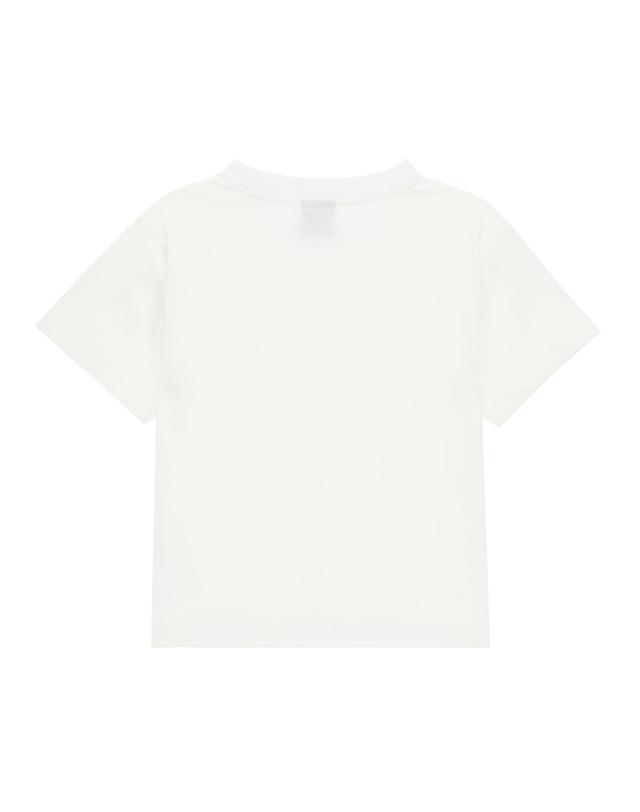 엠오엠씨키츠 키츠 심볼 로고 티셔츠 화이트 (KITS SYMBOL LOGO TS WHITE) 흰색 착용컷