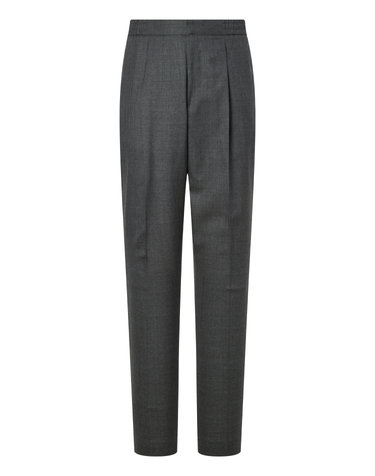 [OFFICINE GENERALE MEN] 그레이 멜란지 울 밴딩팬츠