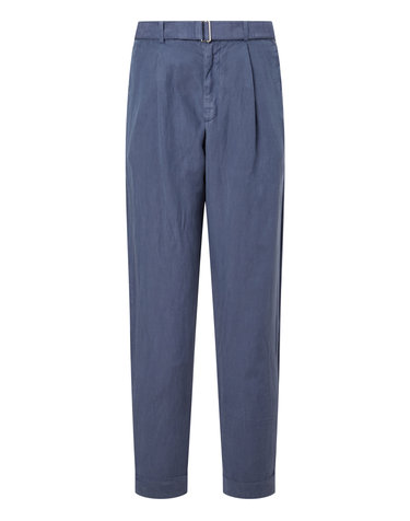 [OFFICINE GENERALE MEN] 그레이 단색 린넨혼방 롤업팬츠