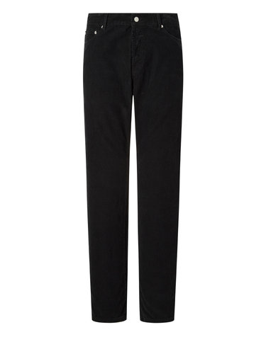 [OFFICINE GENERALE MEN] 블랙 코듀로이 면 팬츠