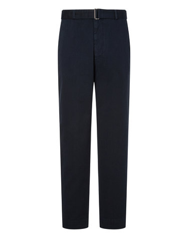 [OFFICINE GENERALE MEN] 네이비 스트랩 면 팬츠