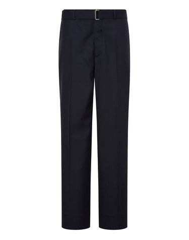 [OFFICINE GENERALE MEN] 네이비 스트랩 울 팬츠