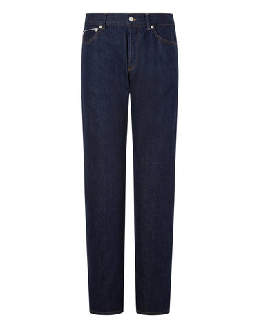 [OFFICINE GENERALE MEN] 블루 워싱 면 데님팬츠
