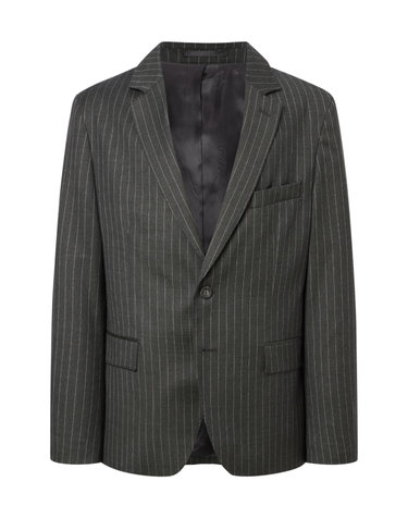 [OFFICINE GENERALE MEN] 그레이 스트라이프 울 긴팔자켓