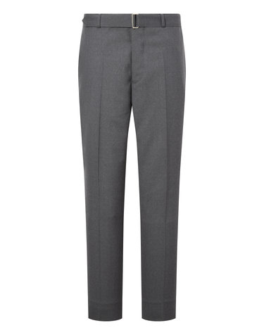 [OFFICINE GENERALE MEN] 그레이 스트랩 울 팬츠