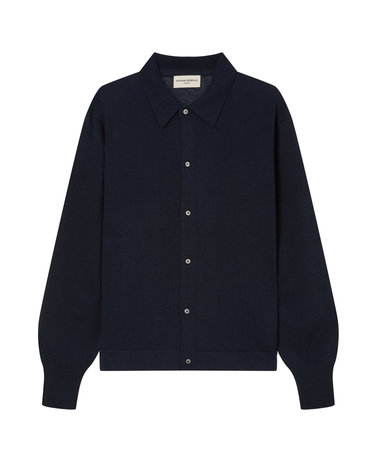 [OFFICINE GENERALE MEN] 네이비 단색 울 가디건