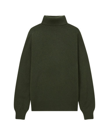 [OFFICINE GENERALE MEN] 라임 단색 울 니트