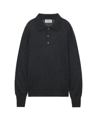 [OFFICINE GENERALE MEN] 그레이 멜란지 울 긴팔카라니트