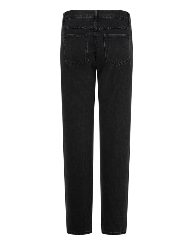 오피신 제네랄 남성 [OFFICINE GENERALE MEN] 블랙 워싱 면 데님팬츠 착용컷