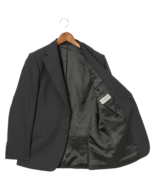 오피신 제네랄 남성 [OFFICINE GENERALE MEN] 그레이 멜란지 울 긴팔자켓 착용컷