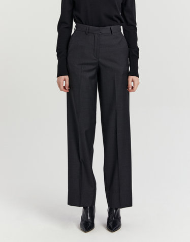 [OFFICINE GENERALE WOMEN] 그레이 체크 울 팬츠
