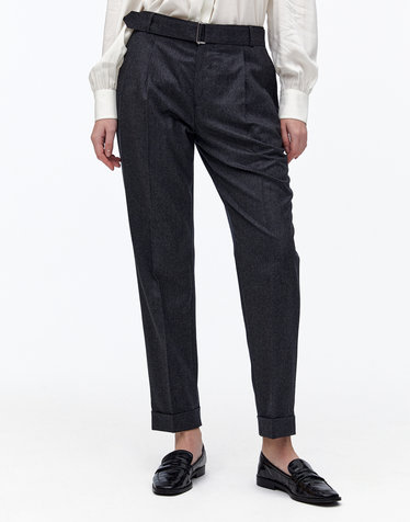 [OFFICINE GENERALE WOMEN] 그레이 멜란지 울 팬츠