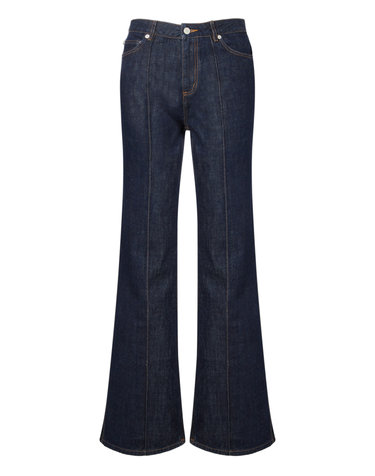 [OFFICINE GENERALE WOMEN] 네이비 워싱 면 데님팬츠