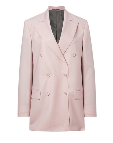 [OFFICINE GENERALE WOMEN] 핑크 단색 울 긴팔자켓