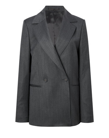 [OFFICINE GENERALE WOMEN] 그레이 패턴 울 긴팔자켓