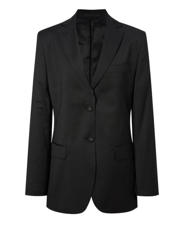 [OFFICINE GENERALE WOMEN] 블랙 스트라이프 울 긴팔자켓