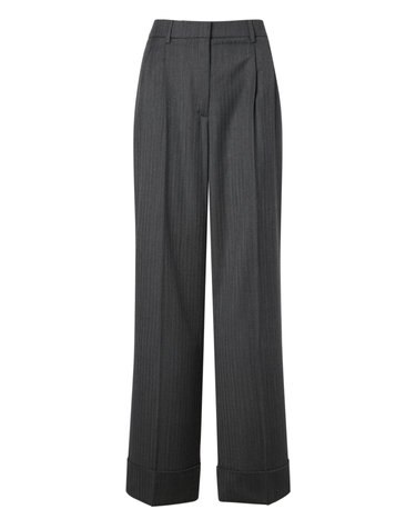 [OFFICINE GENERALE WOMEN] 그레이 패턴 울 롤업팬츠