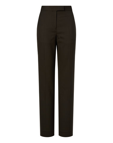 [OFFICINE GENERALE WOMEN] 브라운 단색 울 팬츠