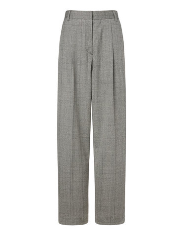 [OFFICINE GENERALE WOMEN] 블랙 체크 울 팬츠