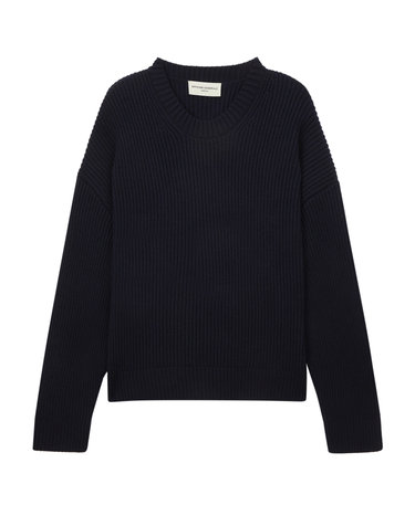 [OFFICINE GENERALE WOMEN] 네이비 단색 울 니트