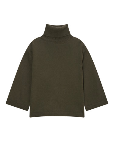 [OFFICINE GENERALE WOMEN] 그린 단색 울 니트