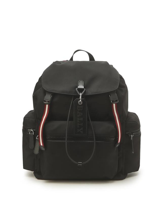 엘에프 직수입명품 발리 [BALLY] 블랙 CREW.T 크루 백팩 착용컷