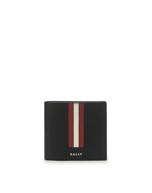 엘에프 직수입명품 발리 [BALLY] 블랙 TRASAI.LT 남성 반지갑 착용컷