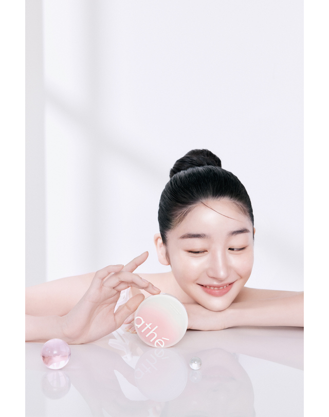 아떼뷰티 [생기톤업] 아떼 톤업 선 쿠션 로즈페탈 리필 밝은 핑크 상세